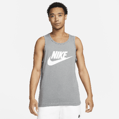 Shop Nike Men's  Sportswear Tank Top In Grey