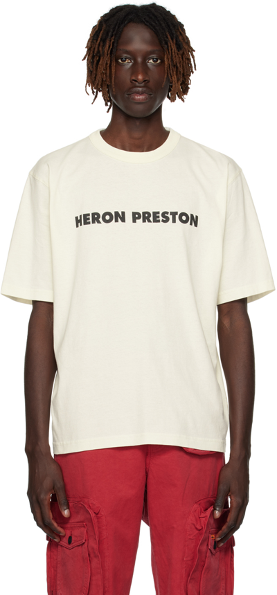 Shop Heron Preston Off-white 'this Is Not' T-shirt In White Black