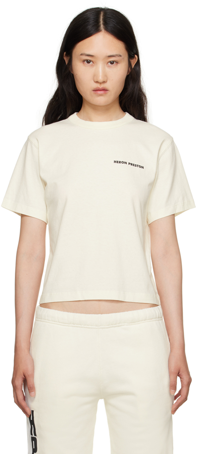 Shop Heron Preston White 'this Is Not' T-shirt In White Black