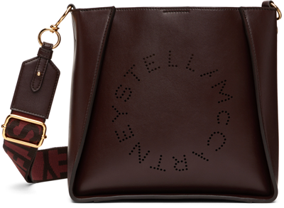 Shop Stella Mccartney Brown Logo Shoulder Bag In 2012 Chocolate Brown