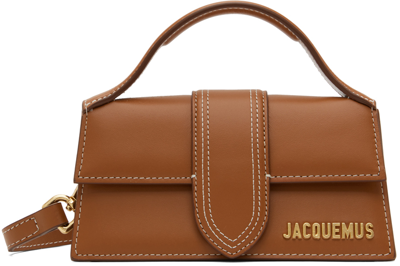 Shop Jacquemus Brown Le Raphia 'le Bambino' Bag In 811 Light Brown 2