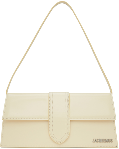 Shop Jacquemus Off-white 'le Bambino Long' Bag In 110 Off-white
