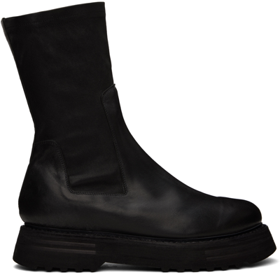 Shop Guidi Black 528v Chelsea Boots In Blkt