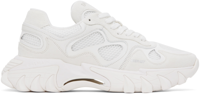 Shop Balmain White B-east Sneakers In 0fb Blanc Optique