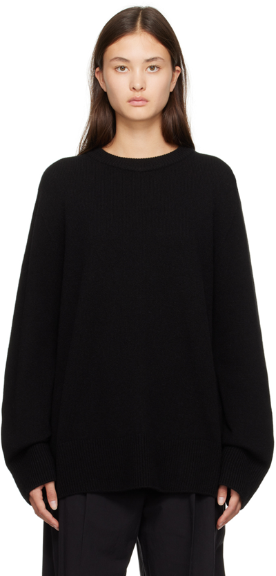 Shop The Row Black Sibem Sweater