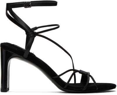 Shop Rag & Bone Black Vossen Heeled Sandals In Blk