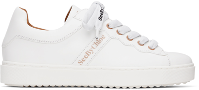 Shop See By Chloé White Essie Sneakers In 101 White