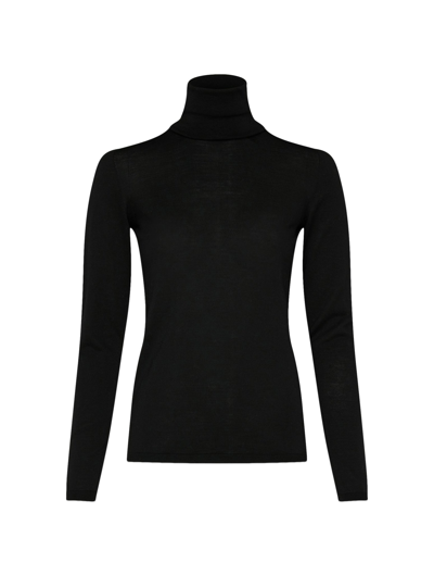 Shop Max Mara Palos Turtleneck Sweater In Black