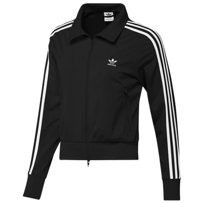 Shop Adidas Originals Womens  Firebird Track Top In Black/white