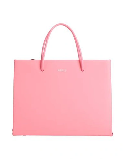 Shop Medea Woman Handbag Salmon Pink Size - Soft Leather