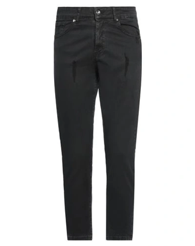 Rinascimento Man Pants Black Size Xs Cotton, Elastane In Black
