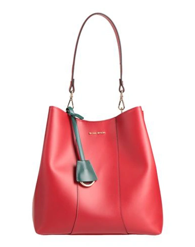 Shop Gianni Notaro Woman Handbag Red Size - Calfskin