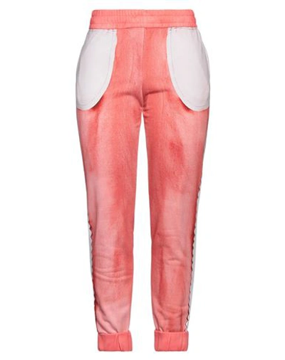 Shop Moschino Woman Pants Salmon Pink Size 10 Cotton
