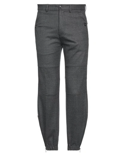 Shop Mauro Grifoni Grifoni Man Pants Lead Size 28 Virgin Wool, Elastane In Grey