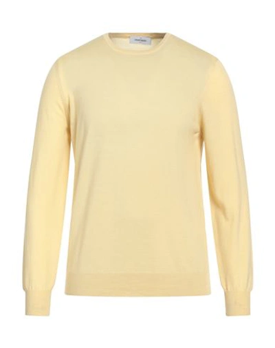 Shop Gran Sasso Man Sweater Light Yellow Size 40 Virgin Wool