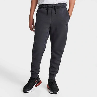 Shop Nike Boys' Sportswear Tech Fleece Jogger Pants In Anthracite/black/black