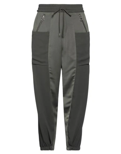 High Woman Pants Military Green Size 12 Polyester In Green