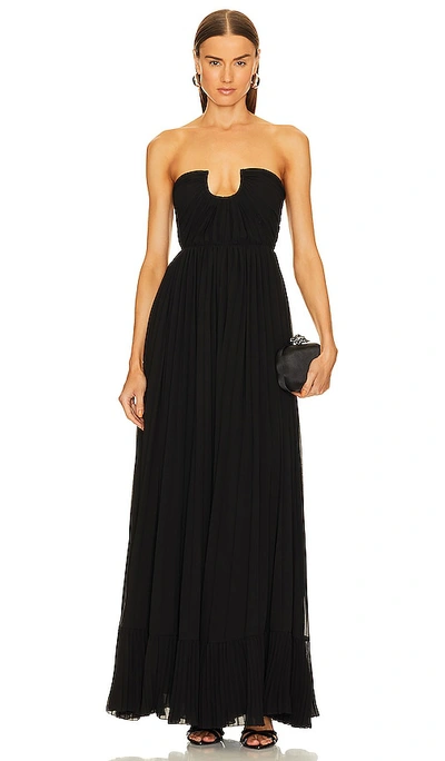 Michael Costello X Revolve Azura Maxi Dress In Black | ModeSens