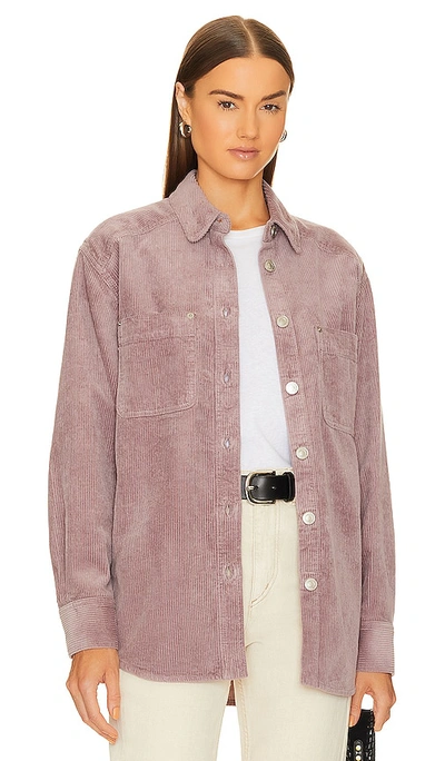 Shop Isabel Marant Étoile Randal Shirt In Lavender