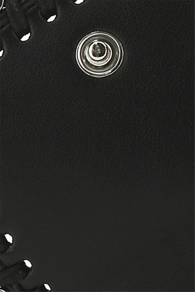 Shop Stella Mccartney Small Falabella Compact Wallet In Black