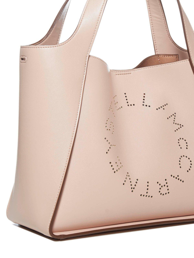 Shop Stella Mccartney Stella Logo Top Handle Bag In Blush