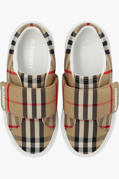 Shop Burberry Slip-on Sneakers