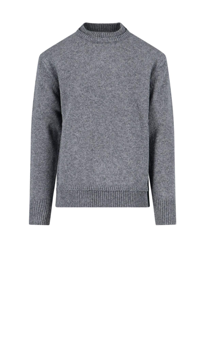 Shop Maison Margiela Patches Sweater In Grey