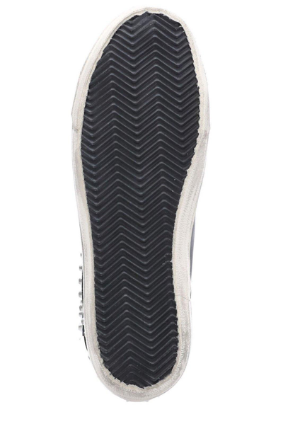 Shop Golden Goose Slide Lace-up Sneakers In Black
