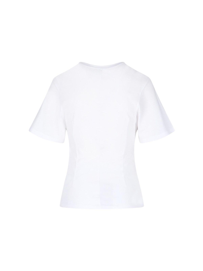 Shop Isabel Marant Zazie T-shirt In Bianco