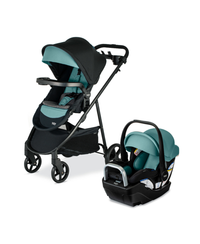 Shop Britax Willow Brook S+ Travel System In Jade Onyx