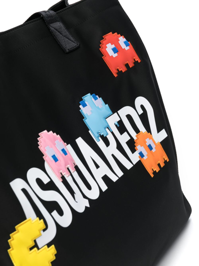 Shop Dsquared2 Logo-print Shopping Tote Bag In Black