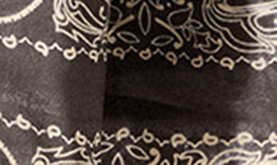 Golden Goose Paisley Print Pants In Anthracite