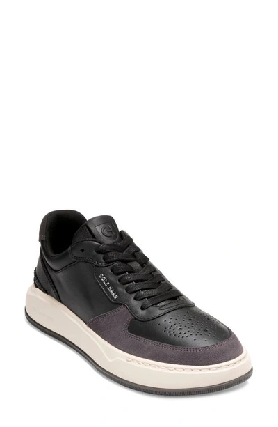 Shop Cole Haan Grandpro Crossover Sneaker In Black Leather
