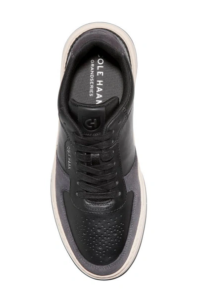 Shop Cole Haan Grandpro Crossover Sneaker In Black Leather