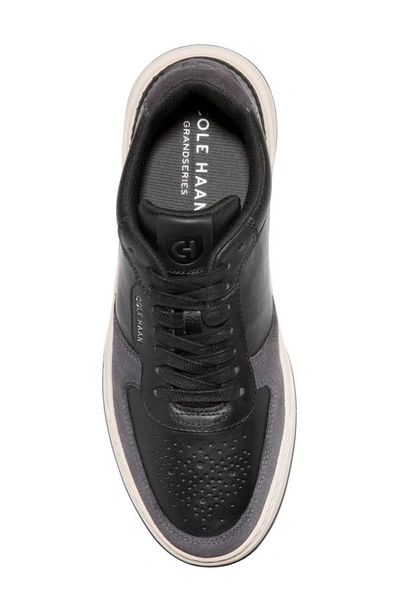 Cole Haan Gp Crossover Mens Faux Leather Exercise Athletic And Training Shoes In Black Leather