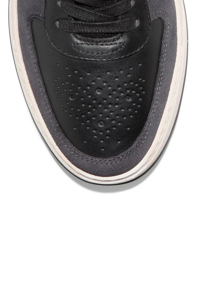 Cole Haan Gp Crossover Mens Faux Leather Exercise Athletic And Training Shoes In Black Leather