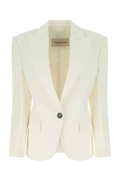 Shop Alexandre Vauthier Jackets And Vests In White