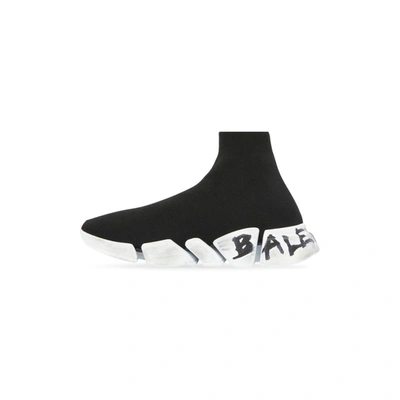Shop Balenciaga Sneakers In Blck/wht