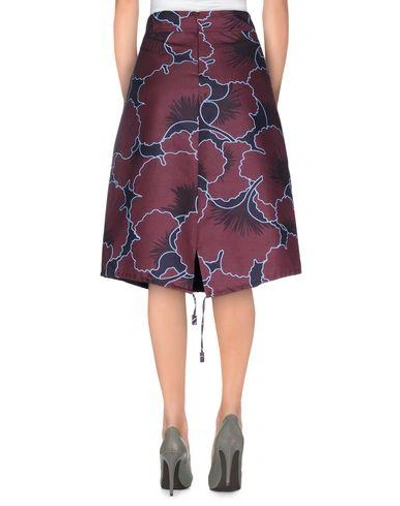 Shop Jil Sander Knee Length Skirt In Cocoa