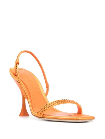 Shop 3juin Eloise Heel Sandals In Orange