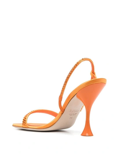 Shop 3juin Eloise Heel Sandals In Orange