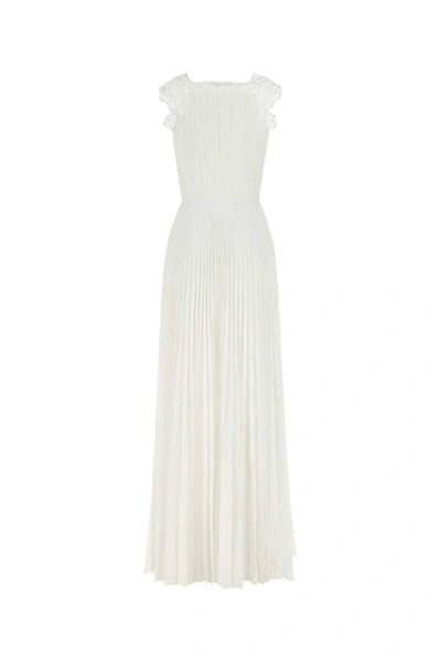 Shop Alberta Ferretti Long Dresses. In White