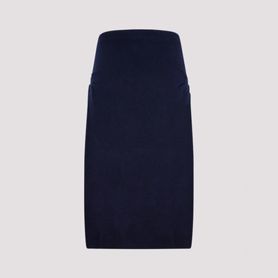 Shop Prada Skirt In Blue
