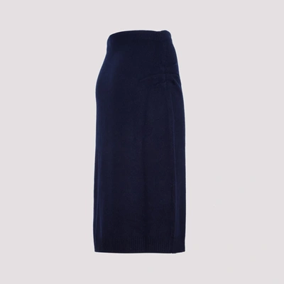 Shop Prada Skirt In Blue