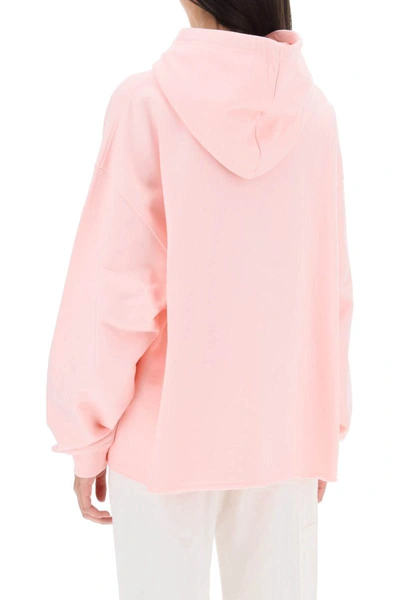 Shop Marni Hoodie With Logo Print In Pink