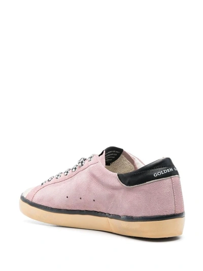 Shop Golden Goose Sneakers In Antique Pink/white/black