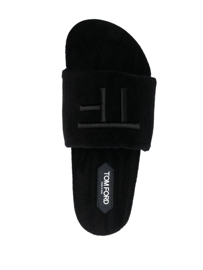 Shop Tom Ford Sandals Shoes In Black