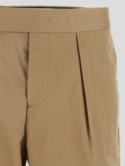 Shop Sapio Trousers In <p> Beige Trousers With Side Pockets