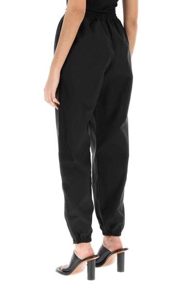 Shop Wardrobe.nyc High-waisted Nylon Pants In Black