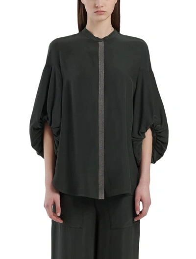 Shop Fabiana Filippi Shirts Green